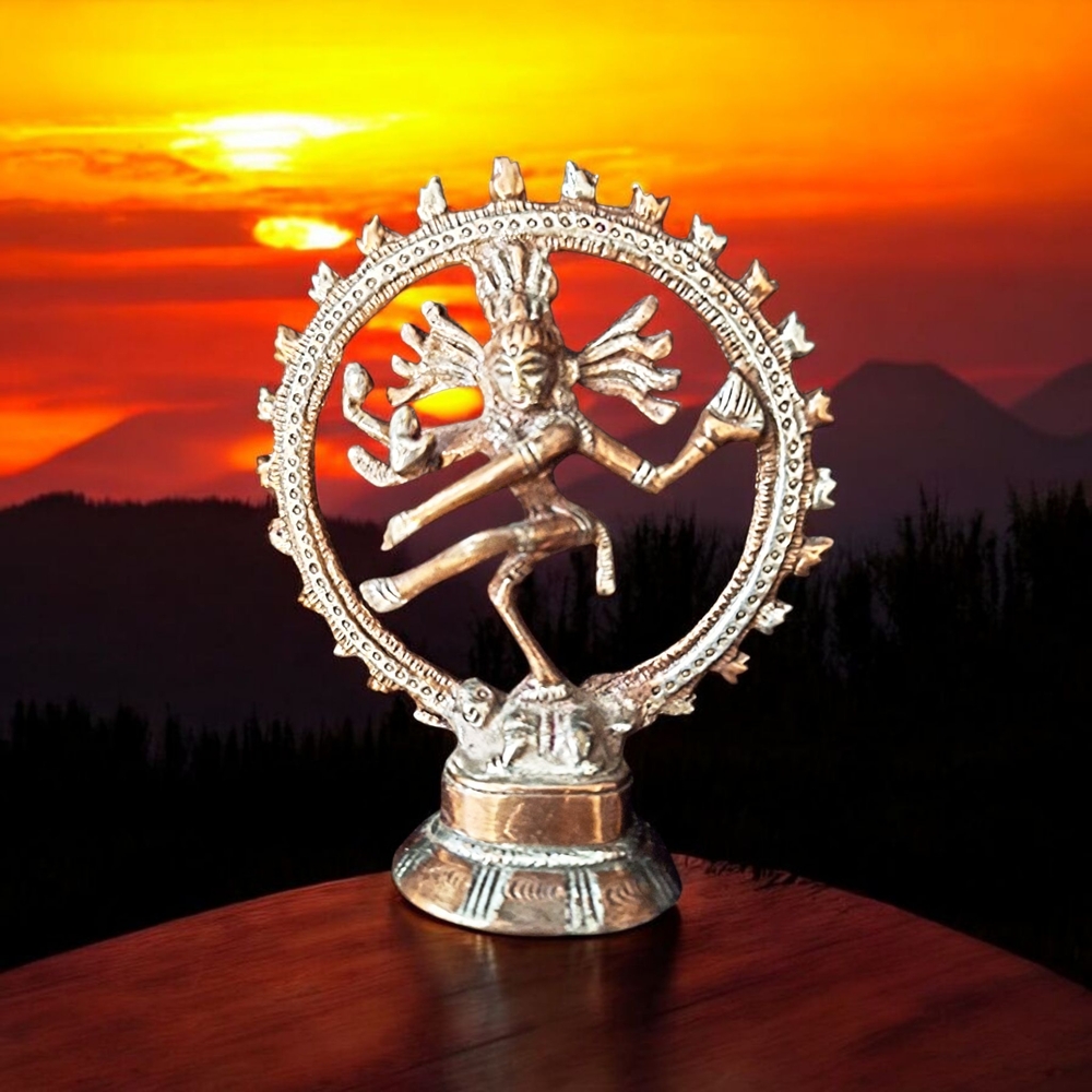 ✨️Copper Shiva Nataraja Sculpture Cosmic Dance Art!